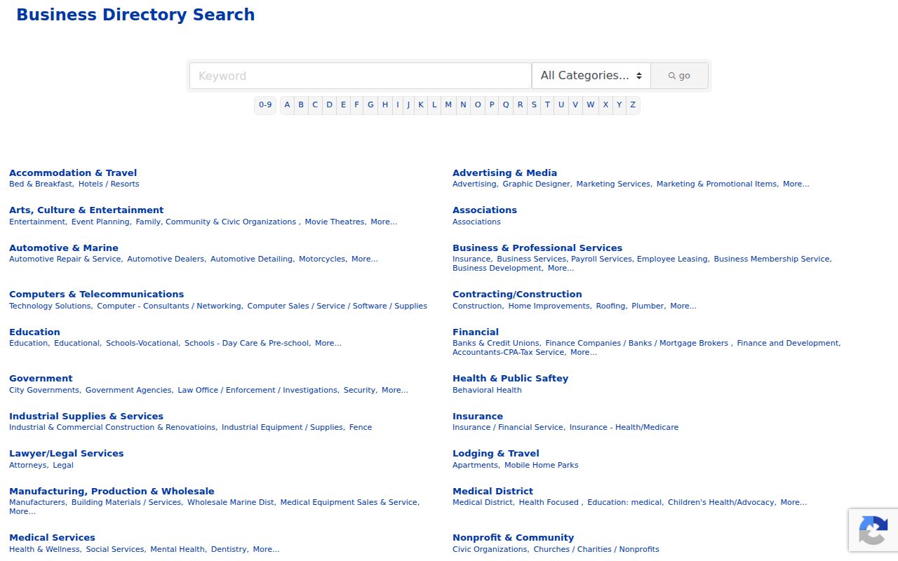Pinellas Park Chamber public organization and business directory